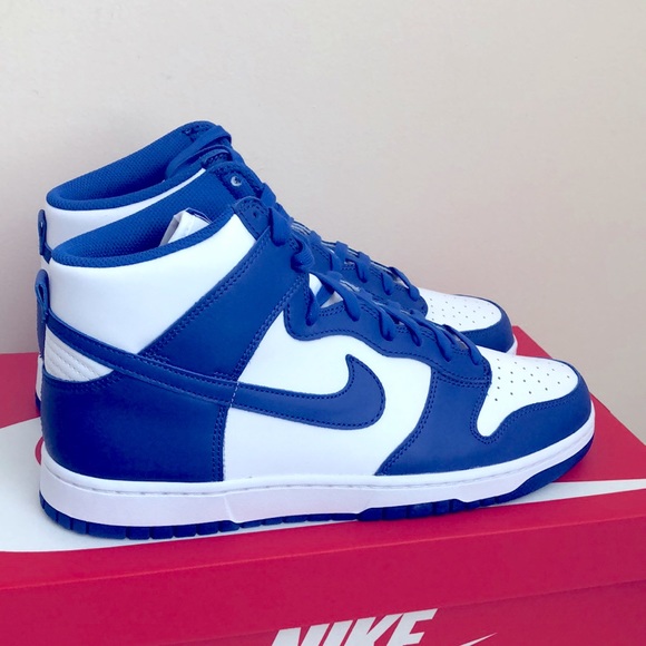 NIKE DUNK HI RETRO ‘KENTUCKY’ SNEAKERS - Picture 2 of 10
